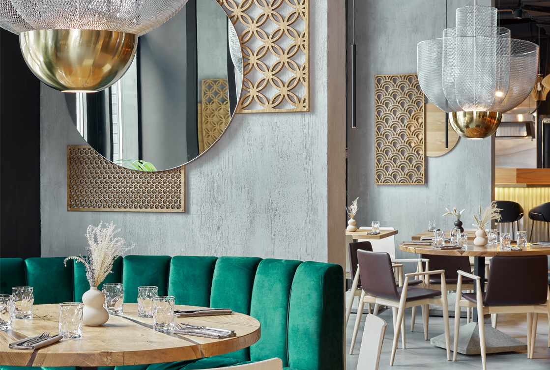Restaurant interior photo